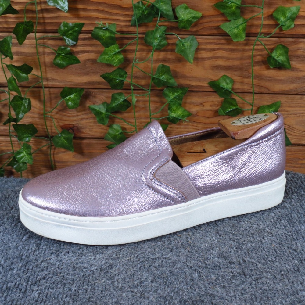 Naturalizer Carly2 Women Slip On Sneaker 10.5 Walking Shoe Metallic Mauve